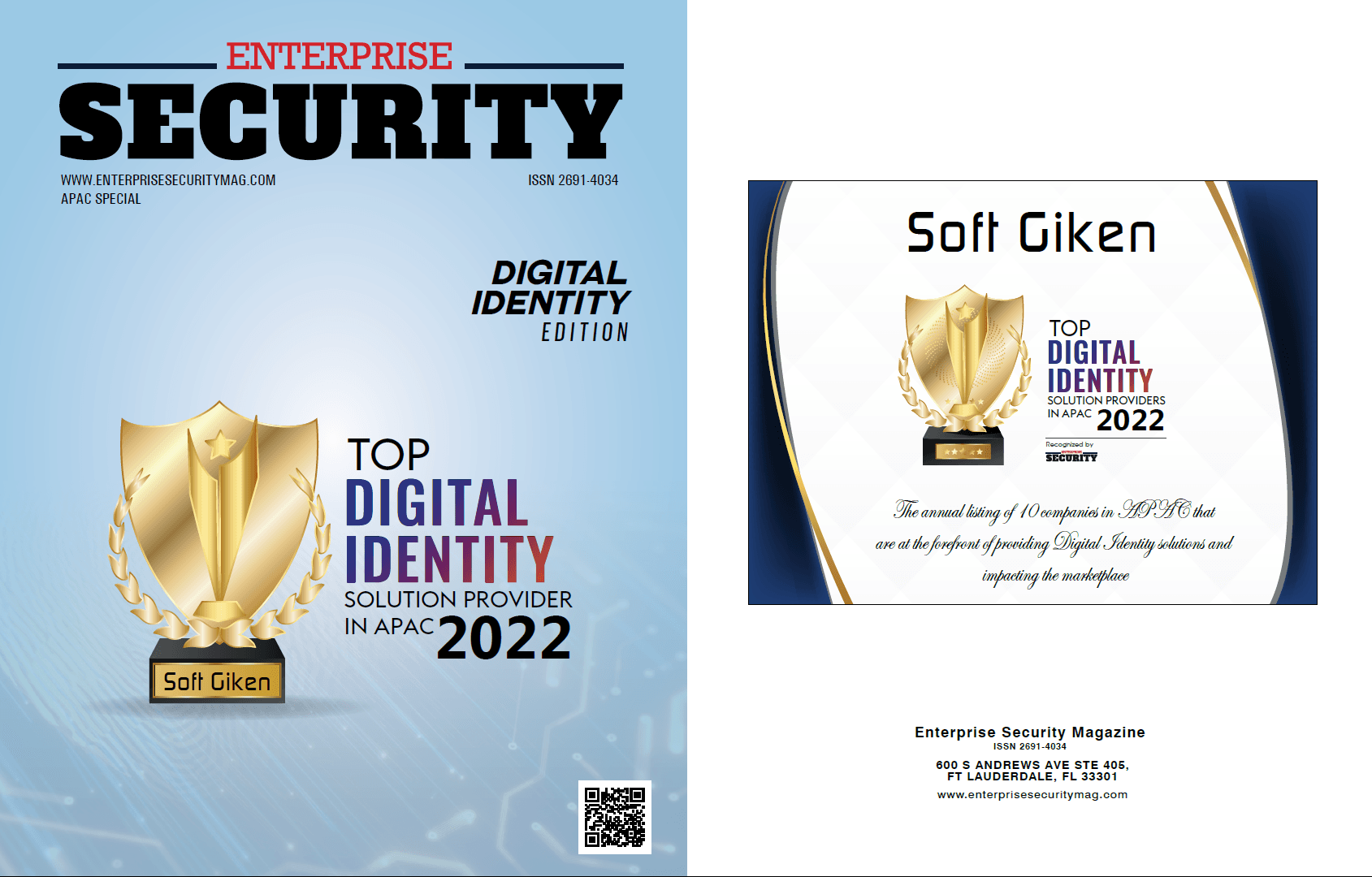 Selected as one of the "Top Digital Identity Solution providers in APEC 2022".