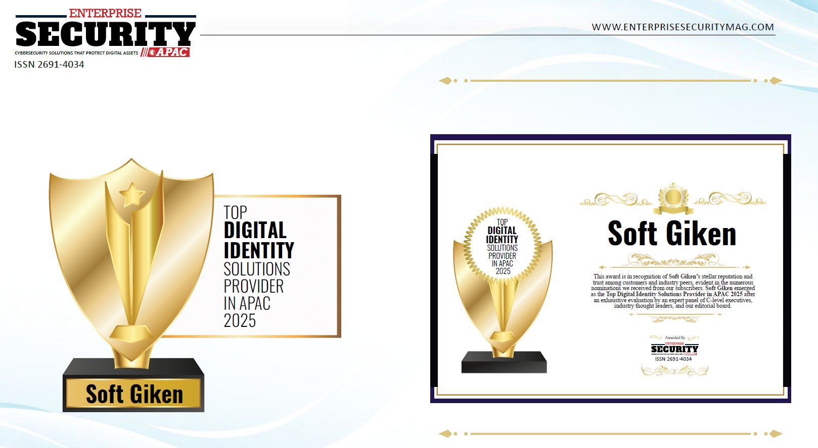 Named "Top Digital Identity Solutions Provider in APEC 2025"