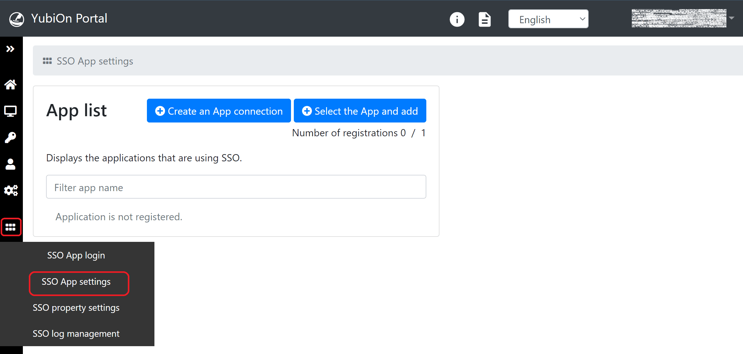 Using the YubiOn Portal SSO to Perform a Single Sign-On to AWS