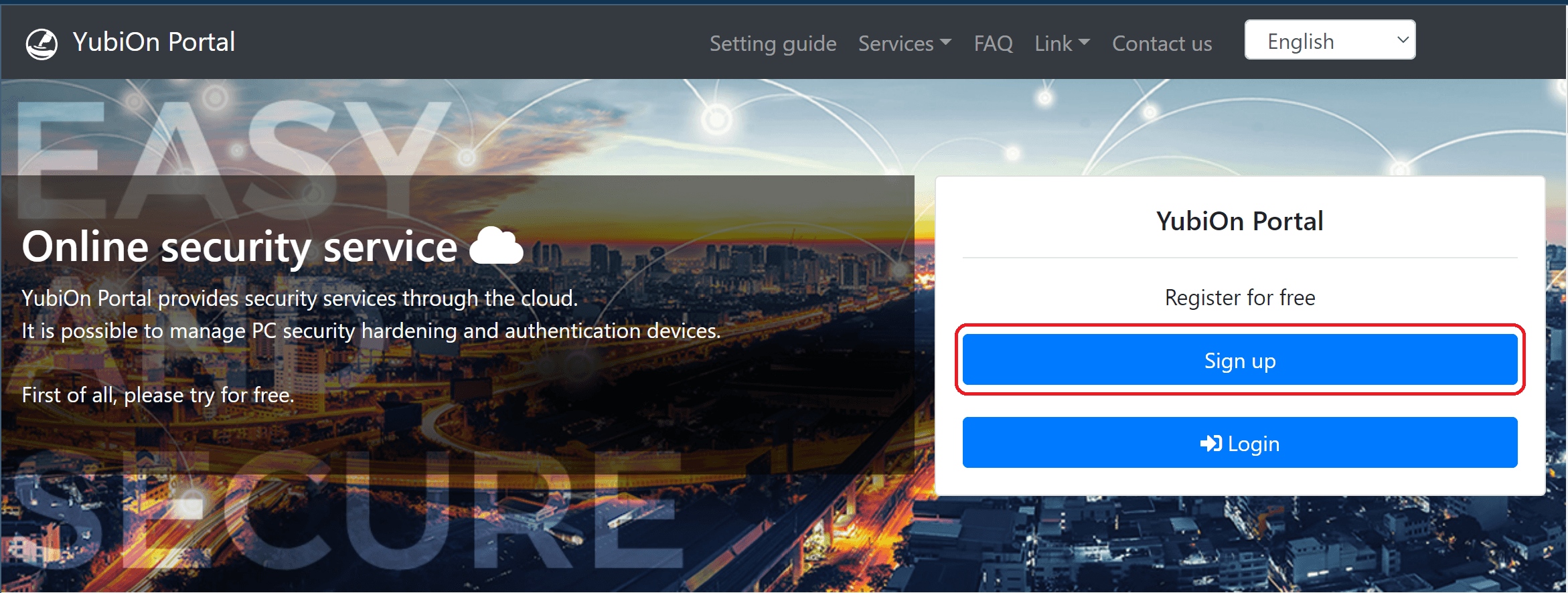 Simulation of YubiOn Portal Installation: A Guide